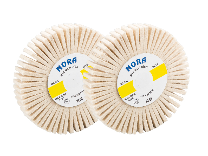 VİDALI MOP DİSKLER KEÇE M-14